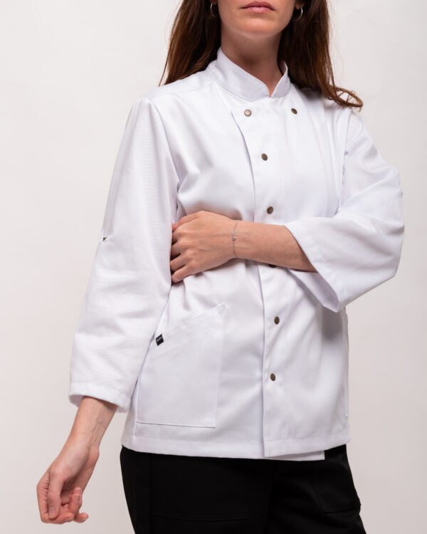 Chaqueta de chef unisex - Imagen 10