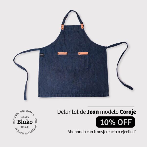 READY TO GO - Delantal Coraje