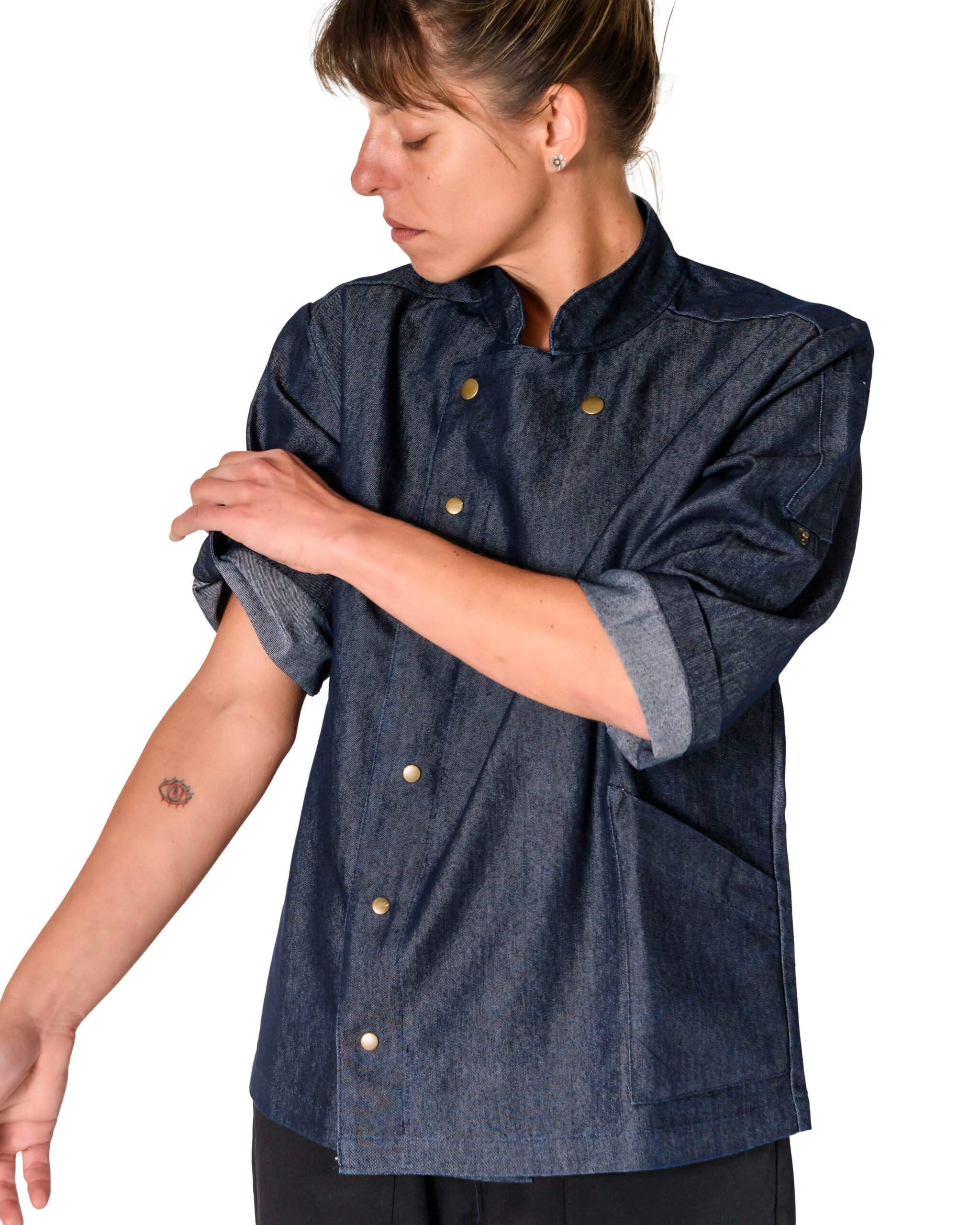 Chaqueta de jean entallada